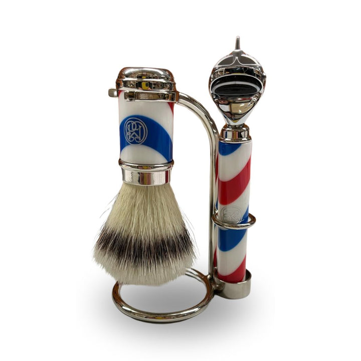 Barbiere Collection Razor + Shaving Brush Vertical Stand