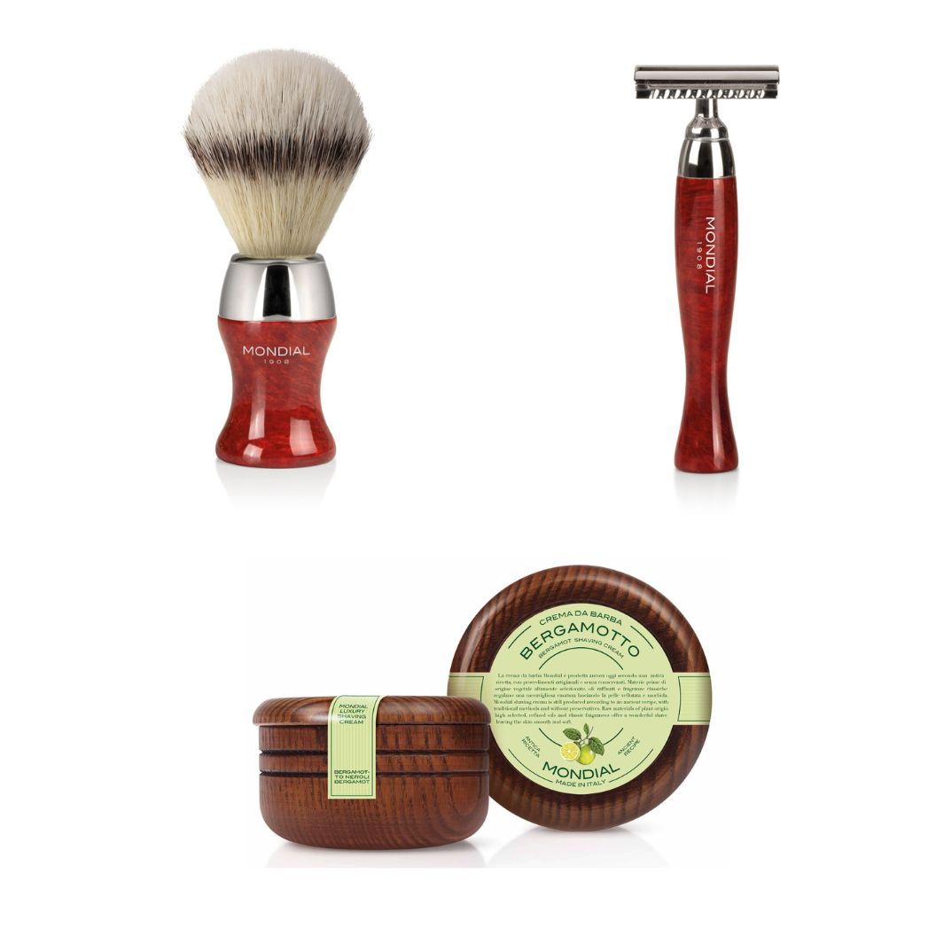 Free Shaving Cream with Shaving Brush & Razor Purchase