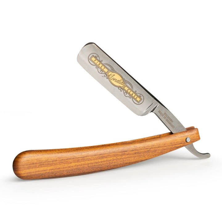 'Heritage' Straight Edge Razor with Rosewood Scales.