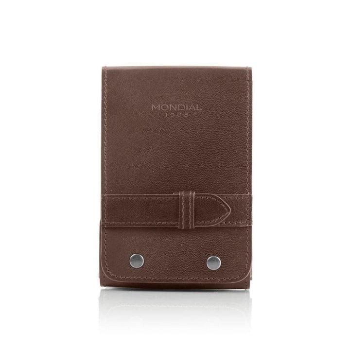 Beard & Moustache Grooming 3-Piece Travel Set in Tuscan Leather.