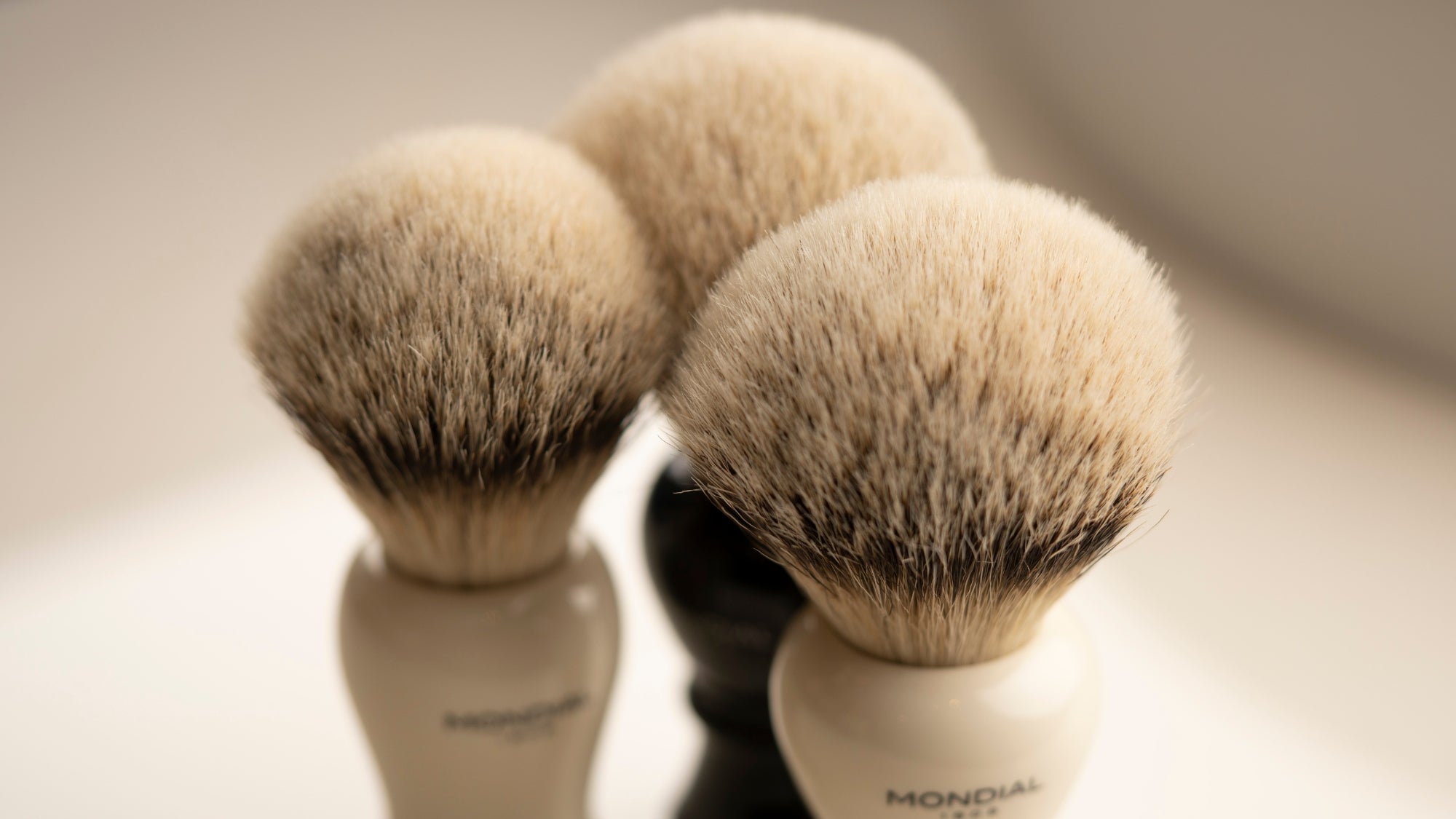 Shaving Brushes with Pure Badger Knot
