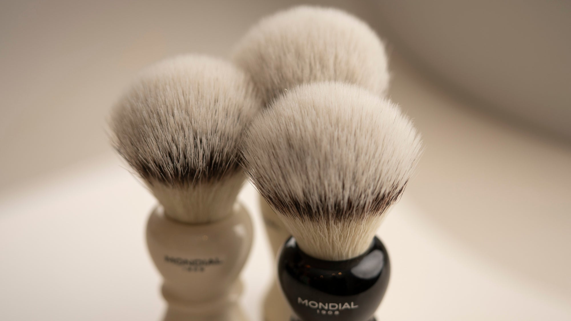 Shaving Brushes with EcoSilvertip Synthetic Knot