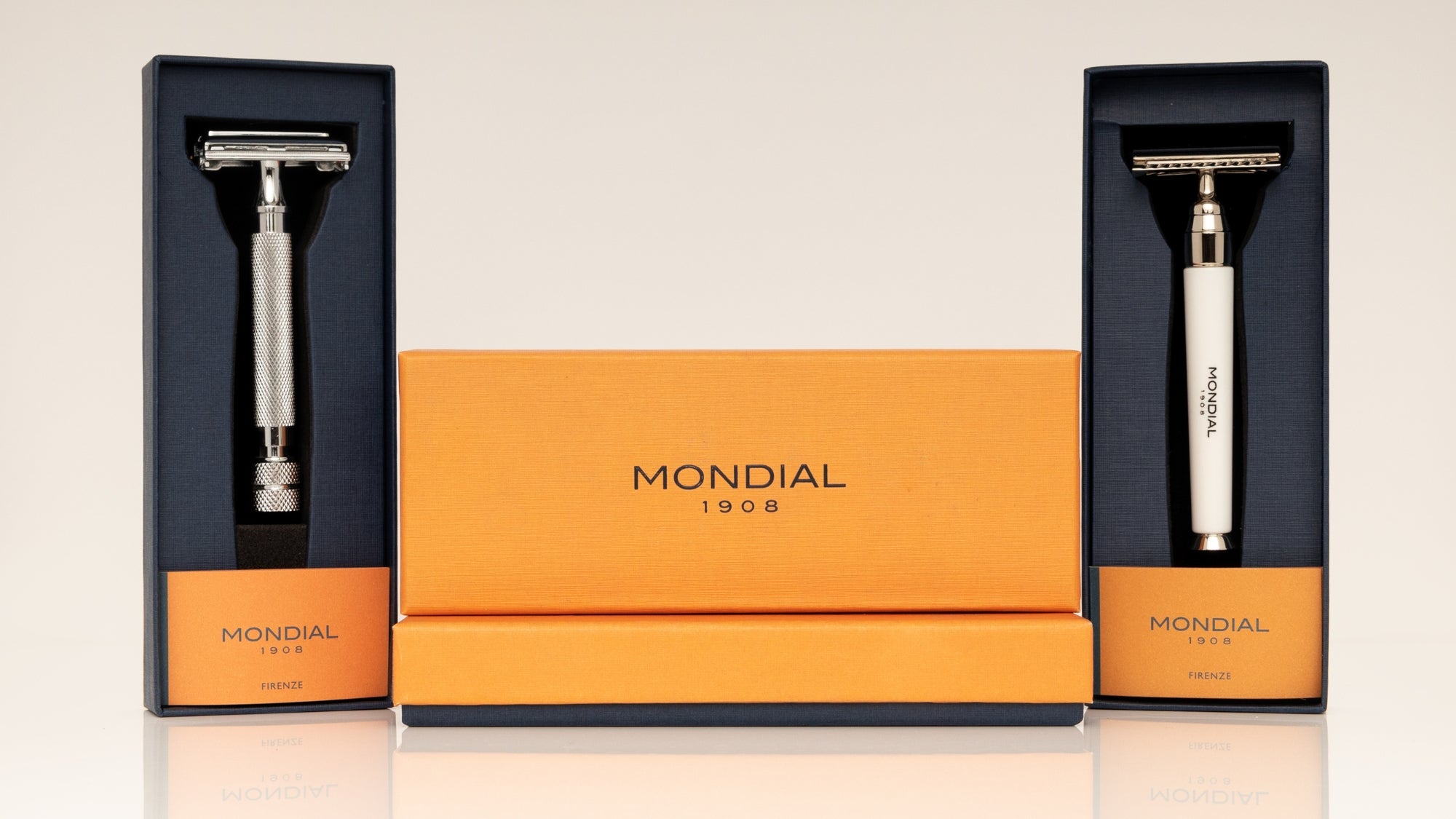 Double Edge Safety Razors with Scalloped Safety Bar | Mondial 1908 ...