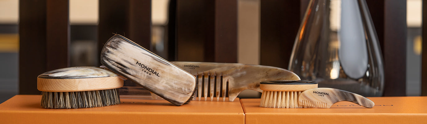 Natural Horn Grooming Accessory Collection | Mondial 1908