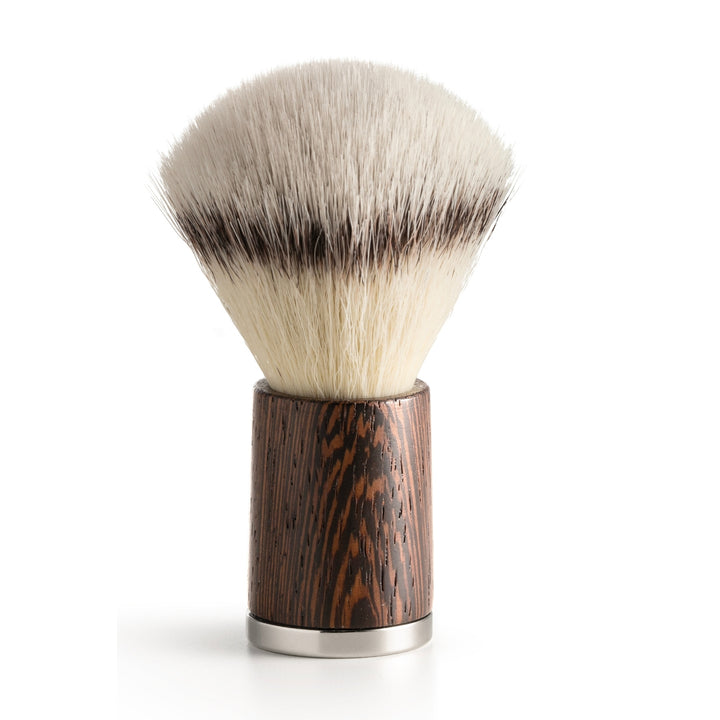 Mythos Wengé Wood Shaving Brush with EcoSilvertip Synthetic