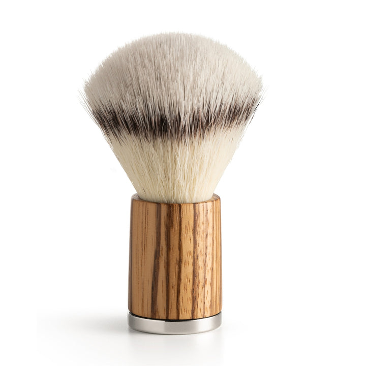 COMING SOON! Mythos Zebrano Wood Shaving Set with EcoSilvertip Brush and Stand