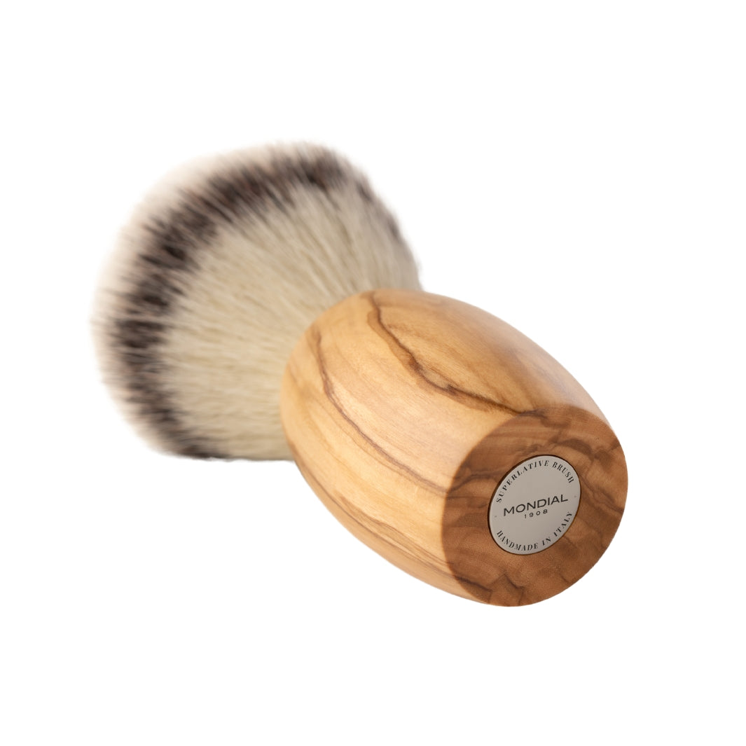 Thor Olive Wood Set with EcoSilvertip Brush and Stand