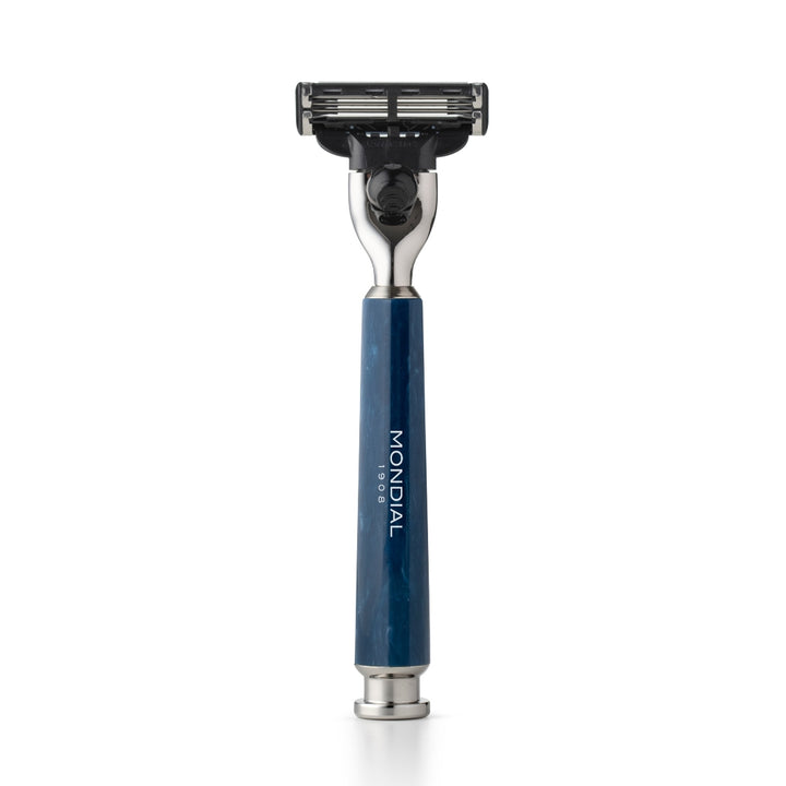 Forza Cartridge Razor Handle in Axolute Blue Resin