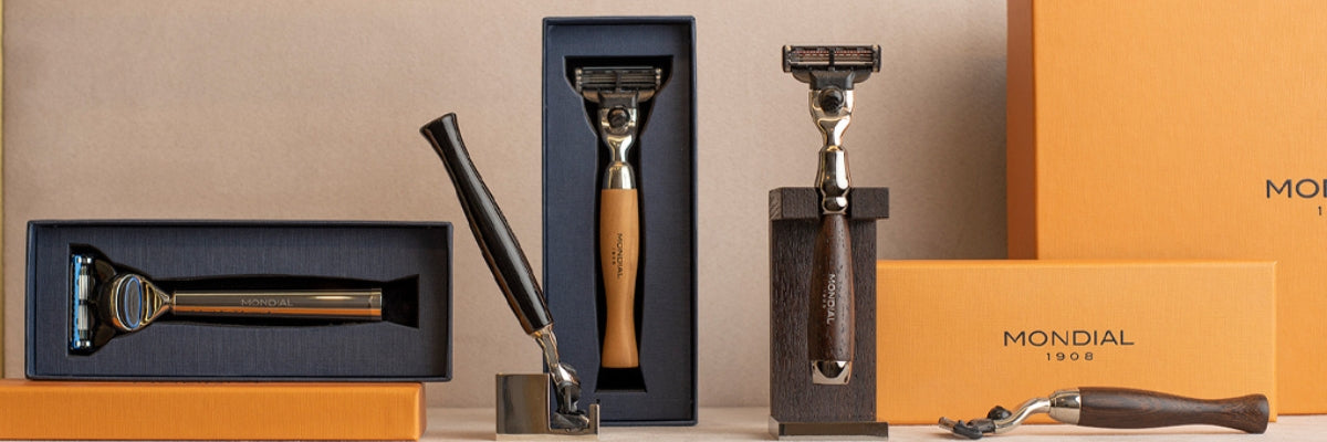 Mondial Razor Fusion & Mach3 Compatible Cartridge Razor Handles | Mondial 1908 ...