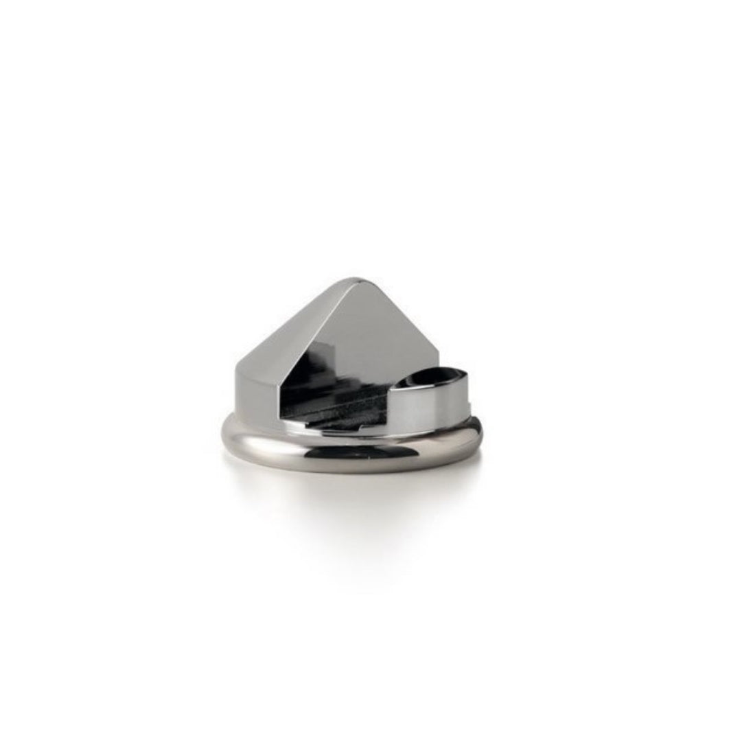 Pyramid Shape Sharpens Razorblade Pyramid Cartridge Razor Stand with Chrome Finish – Mondial 1908 Shaving US