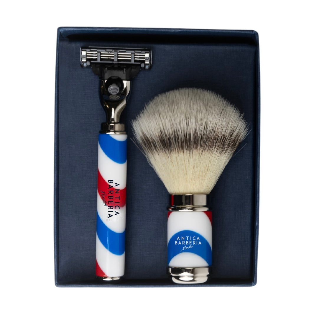 'Barbiere' Special Collection Brush & Razor Set