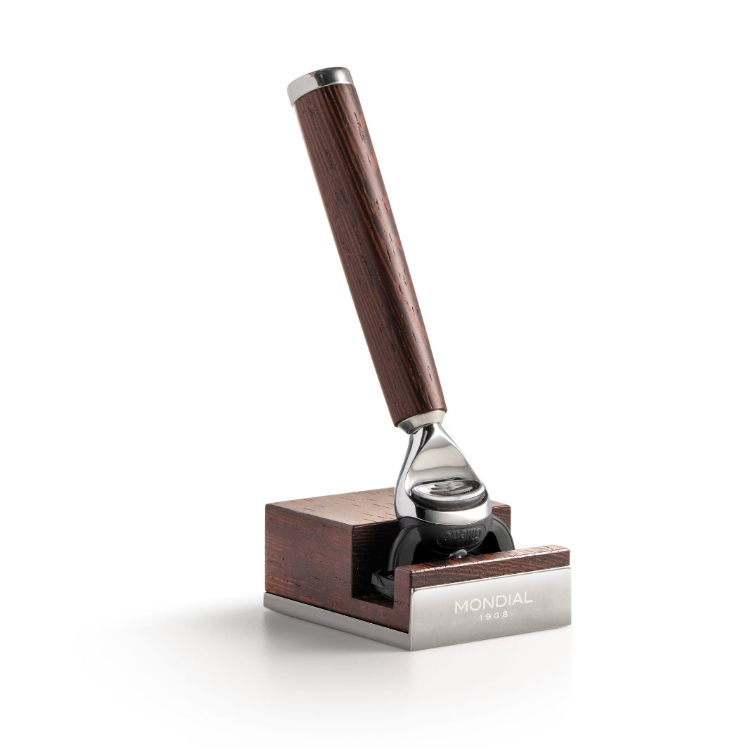 Mythos Razor Stand in Wengé Wood