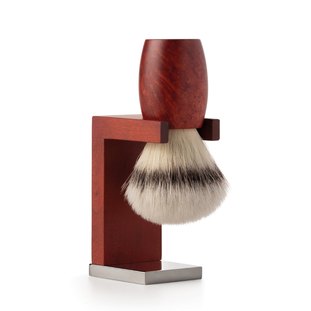 Thor Radica (Briar) Wood Set with EcoSilvertip Brush and Stand