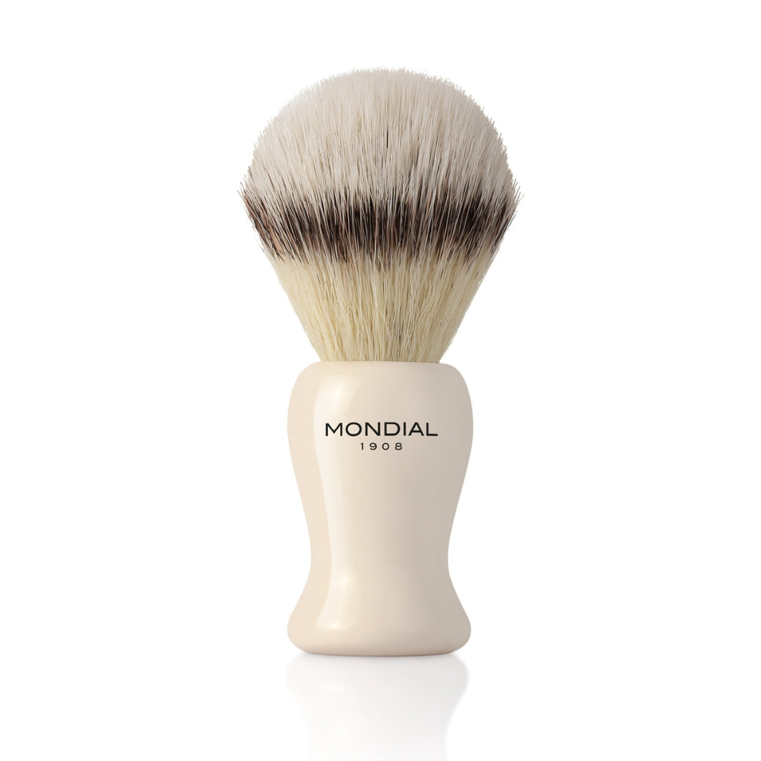'Baylis' Ivory Resin Brush with EcoSilvertip Synthetic Badger: Medium.