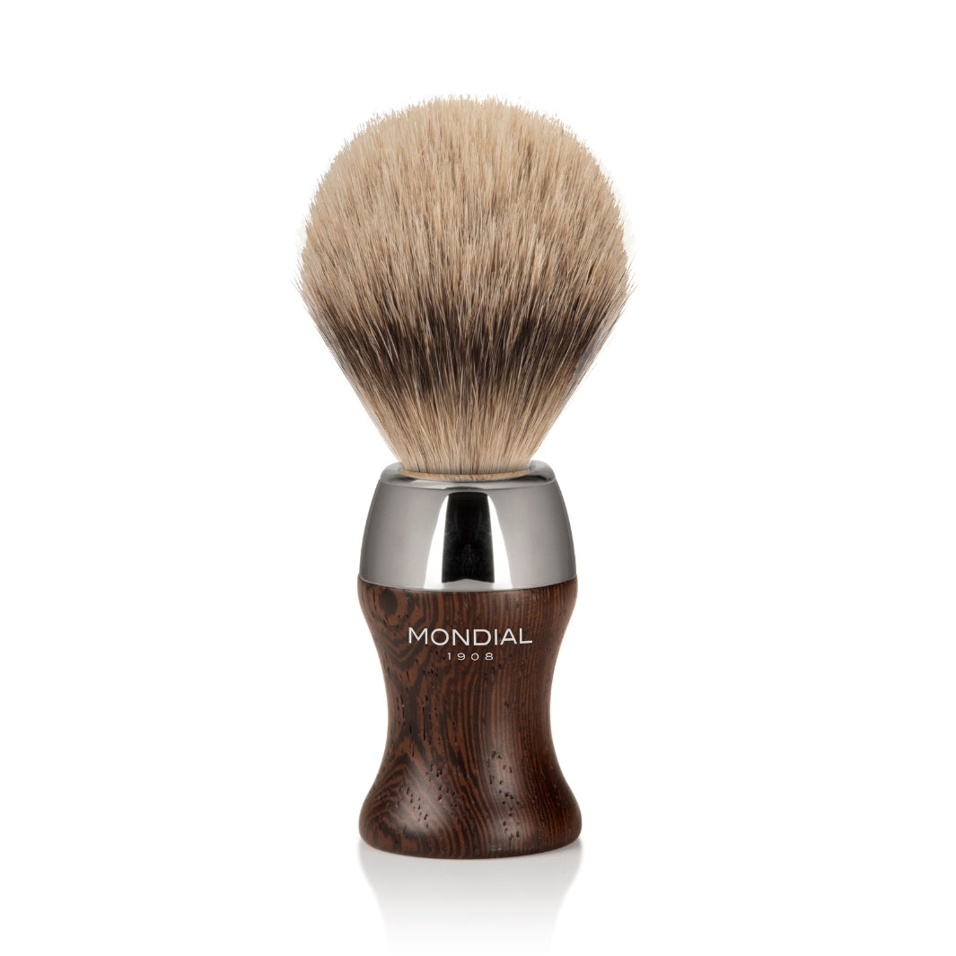 'Heritage' Wengé Wood Brush with Super Badger.