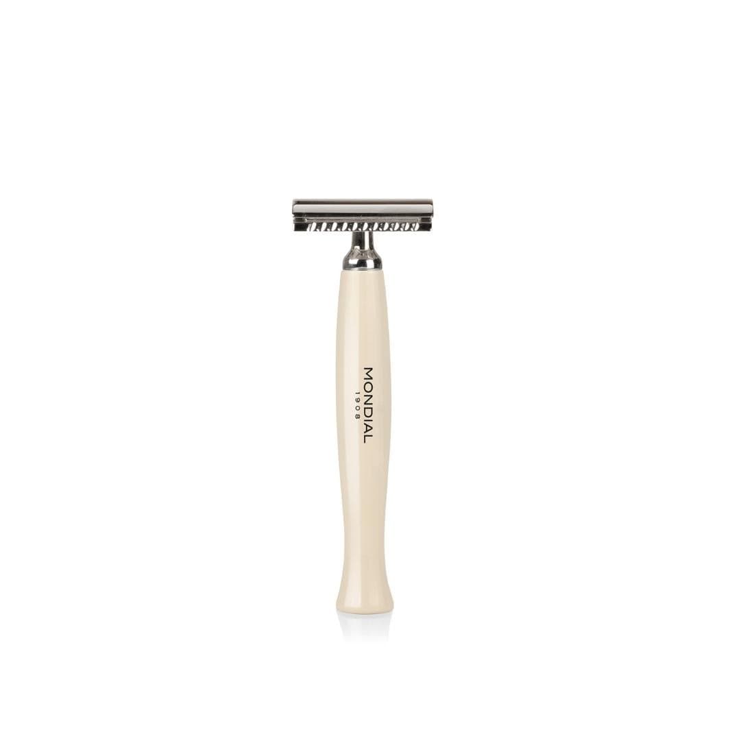 Mondial Razor Baylis Shaving Set Chrome Bowl Stand + Synthetic Shaving Brush + Razor ...