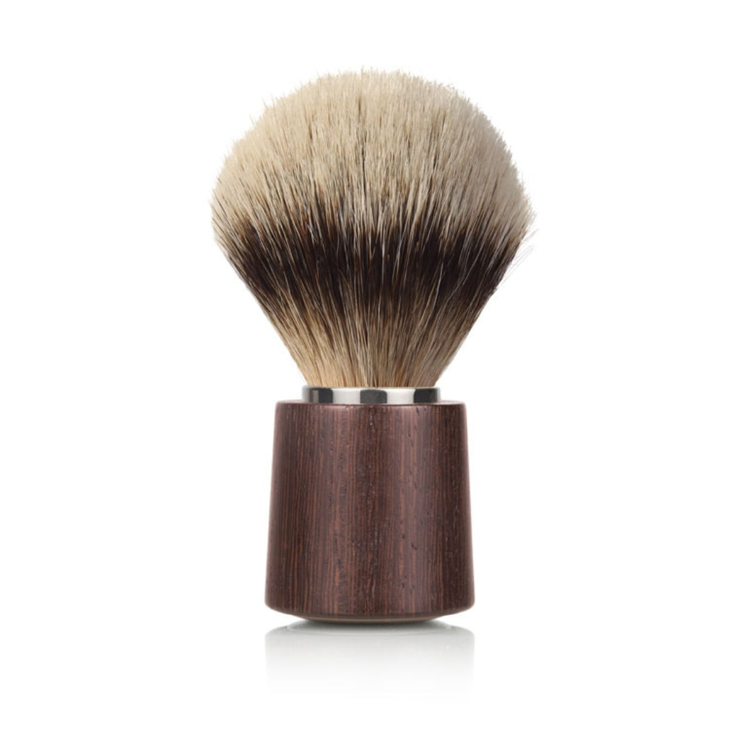 'Sphaera' Wengé Wood Shaving Set with Silvertip Brush & Cartridge Razor.